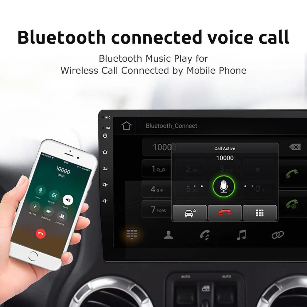 Car Radio with Android 10" GPS NAVI FM Radio Multimedia Auto Player