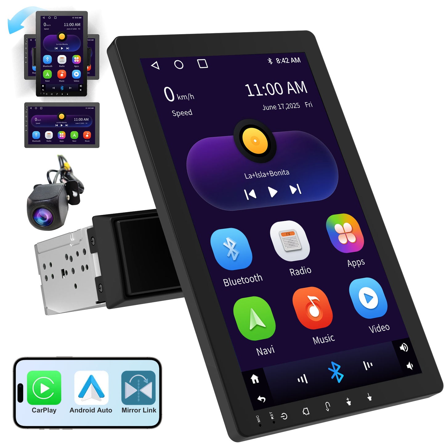 Android car stereo car radio multimedia player 10inch A10-2511-UL-R